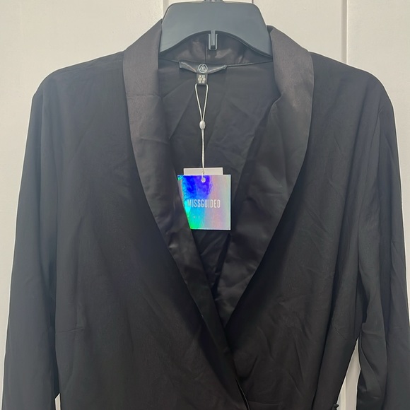 Missguided Tuxedo Dress - Picture 2 of 7